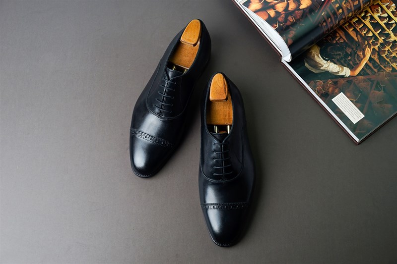 Giày nam cao cấp oxford-OF141-DEN-MKCS-38