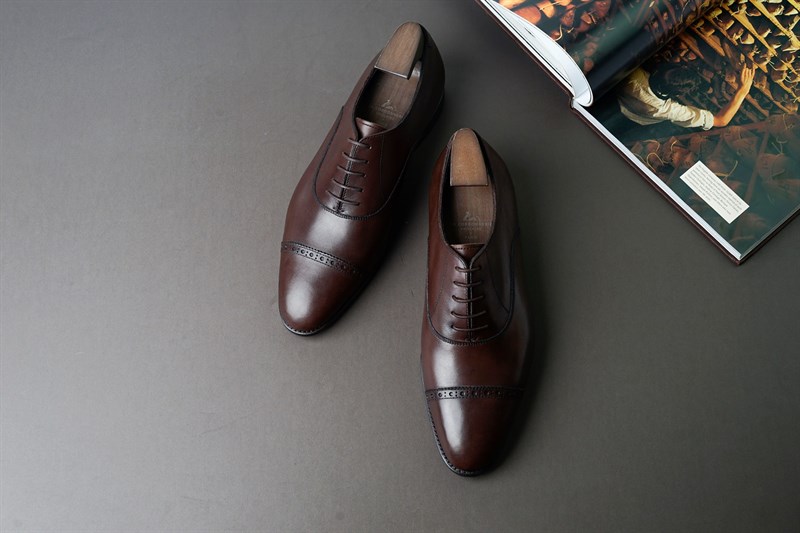 Giày nam cao cấp oxford-OF142-NAU-MKCS-38