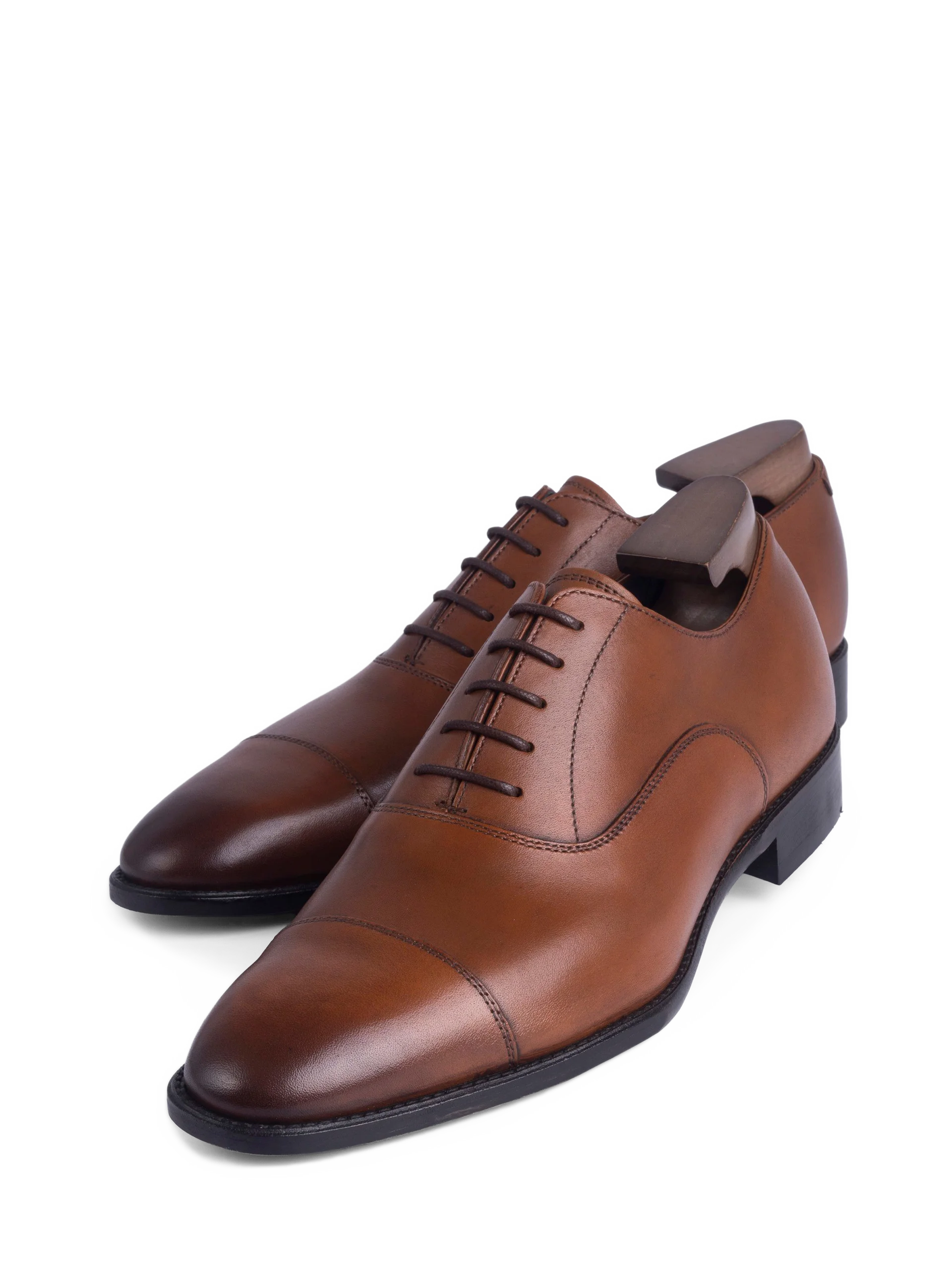 Giày da cao cấp Oxford cap-toe OF111