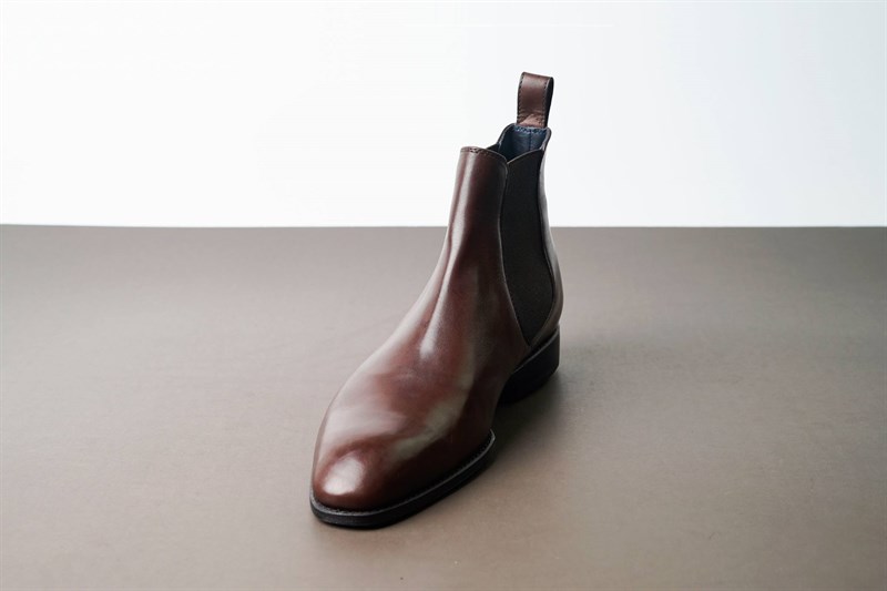 Giày chelsea boots nâu mũi tròn dài-BT117-NAU-MKCS-38