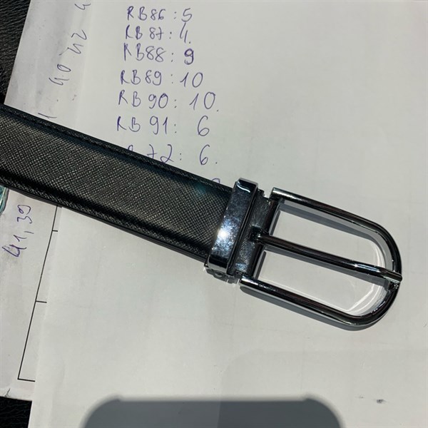 Thắt lưng da cao cấp khoá kim bạc 2.8cm RB92