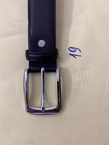 Thắt lưng da cao cấp khoá kim bạc 3.2cm RB104