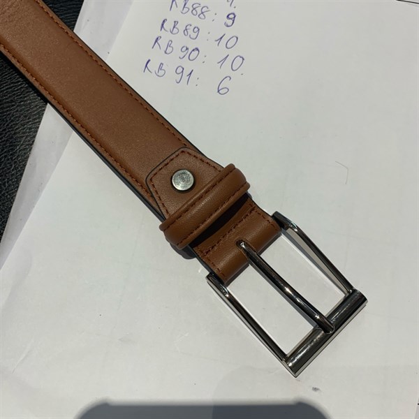 Thắt lưng dâ cao cấp khoá kim bạc đỉa da 2.8cm RB91