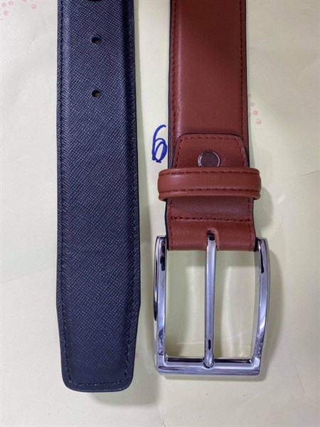 Thắt lưng da cao cấp khoá kim bạc đỉa da 3.2cm RB96