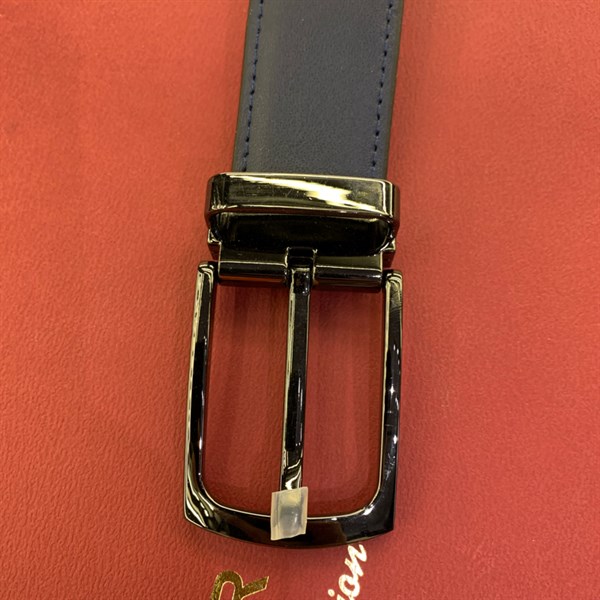 Thắt lưng da cao cấp mặt đen 2,8cm-RB18
