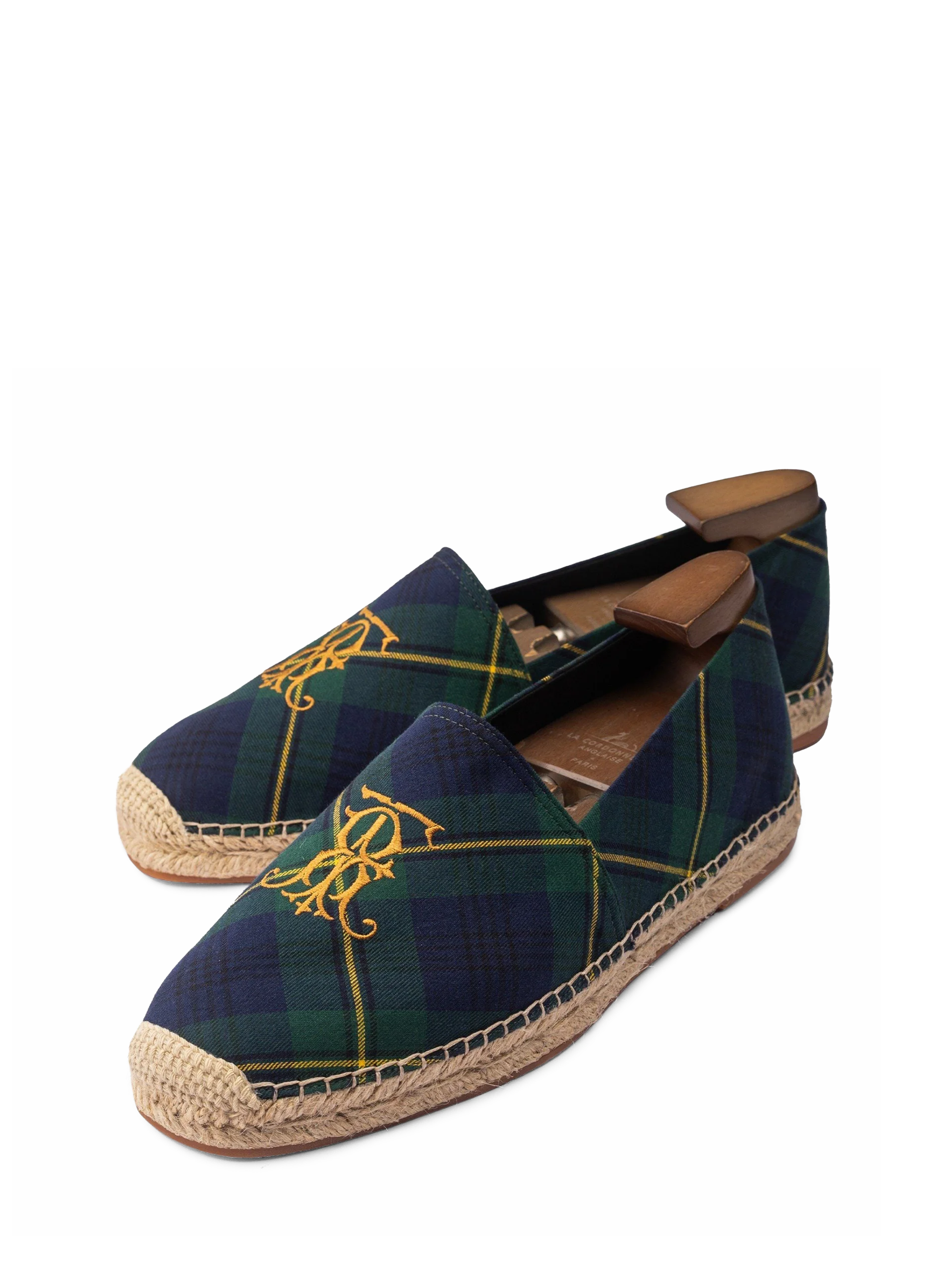 Giày cao cấp Espadrille hoạ tiết Tartan