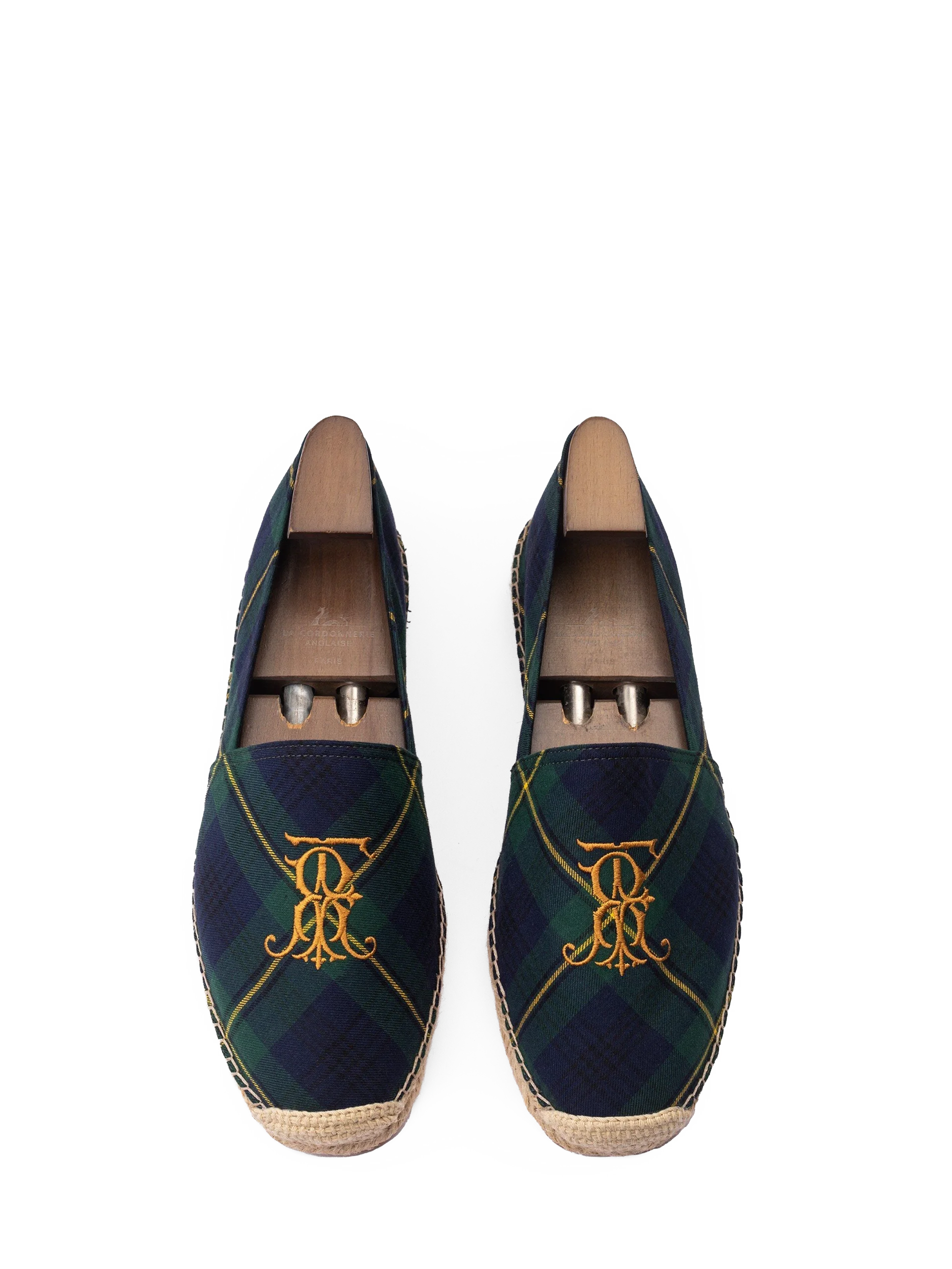 Giày cao cấp Espadrille hoạ tiết Tartan