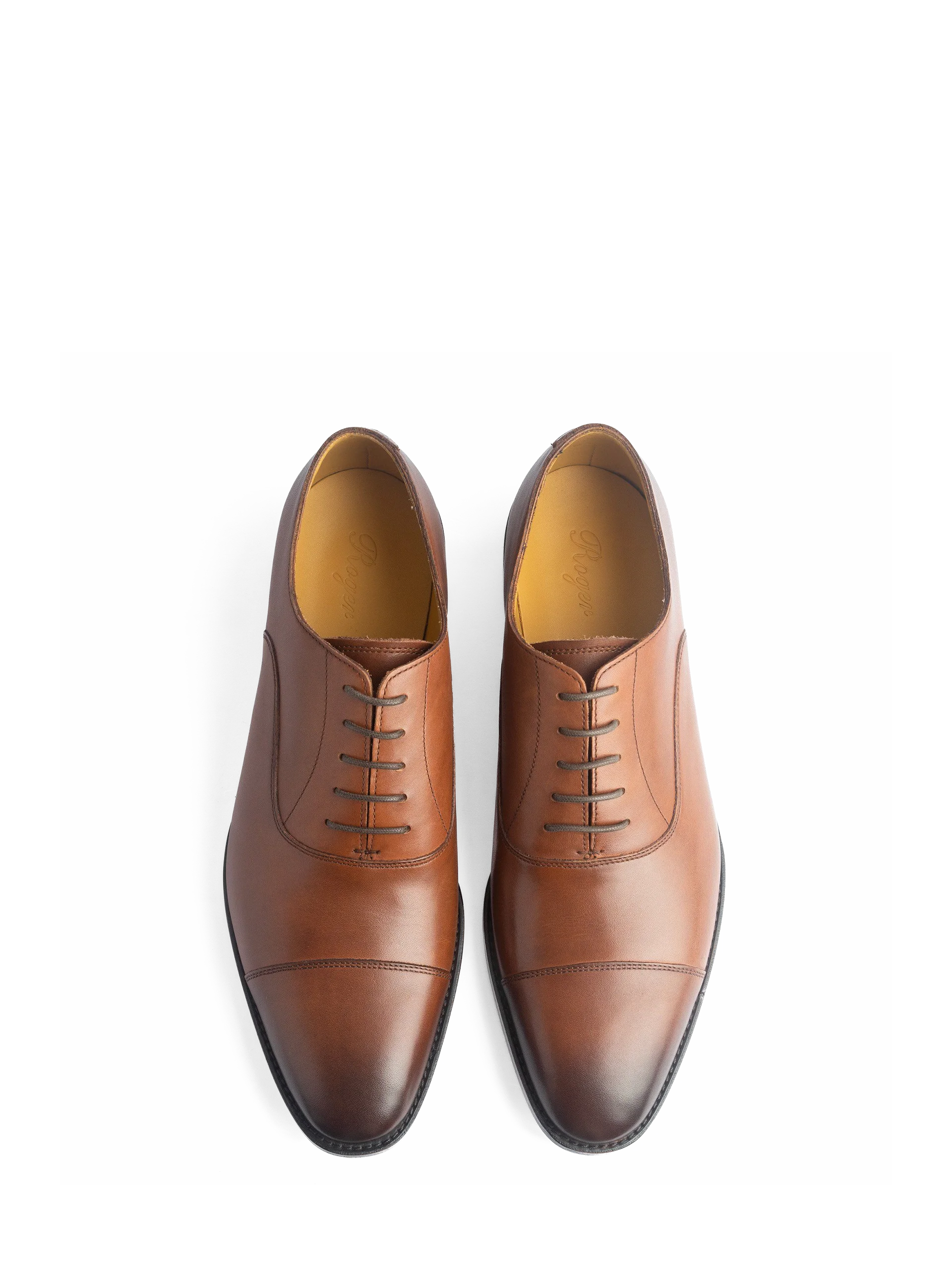 Giày da cao cấp Oxford cap-toe OF111